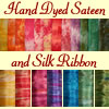 Hand Dyed Sateen and Ribbon