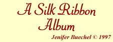 A Silk Ribbon Album Page 1