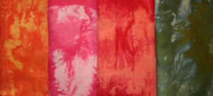 Hand Dyed Silk Ribbon Y02
