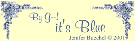 By G-- it's Blue by Jeni Buechel