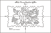 Pattern Page from Victorian Calling Card Collection