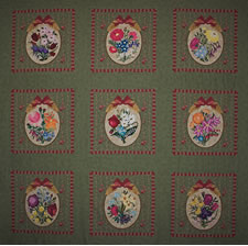 Floral Portrait quilt by Jeni Buechel